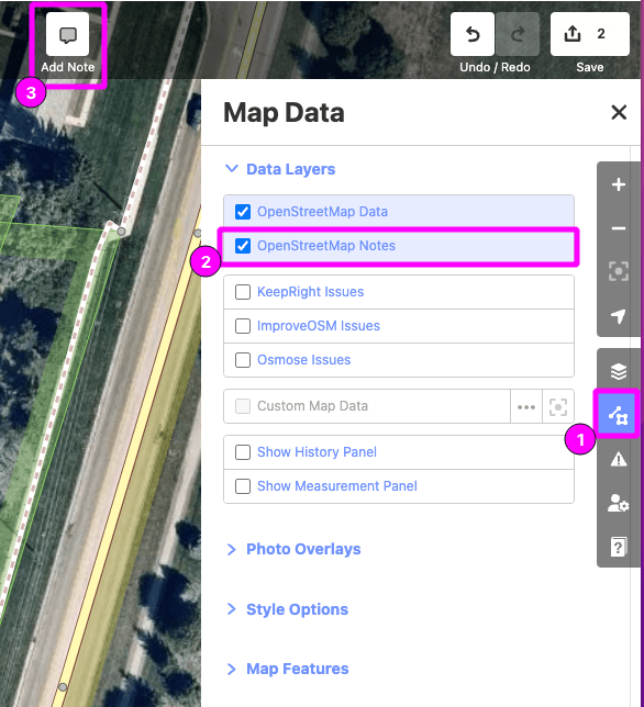 OSM Map Data Ride with GPS Help Center