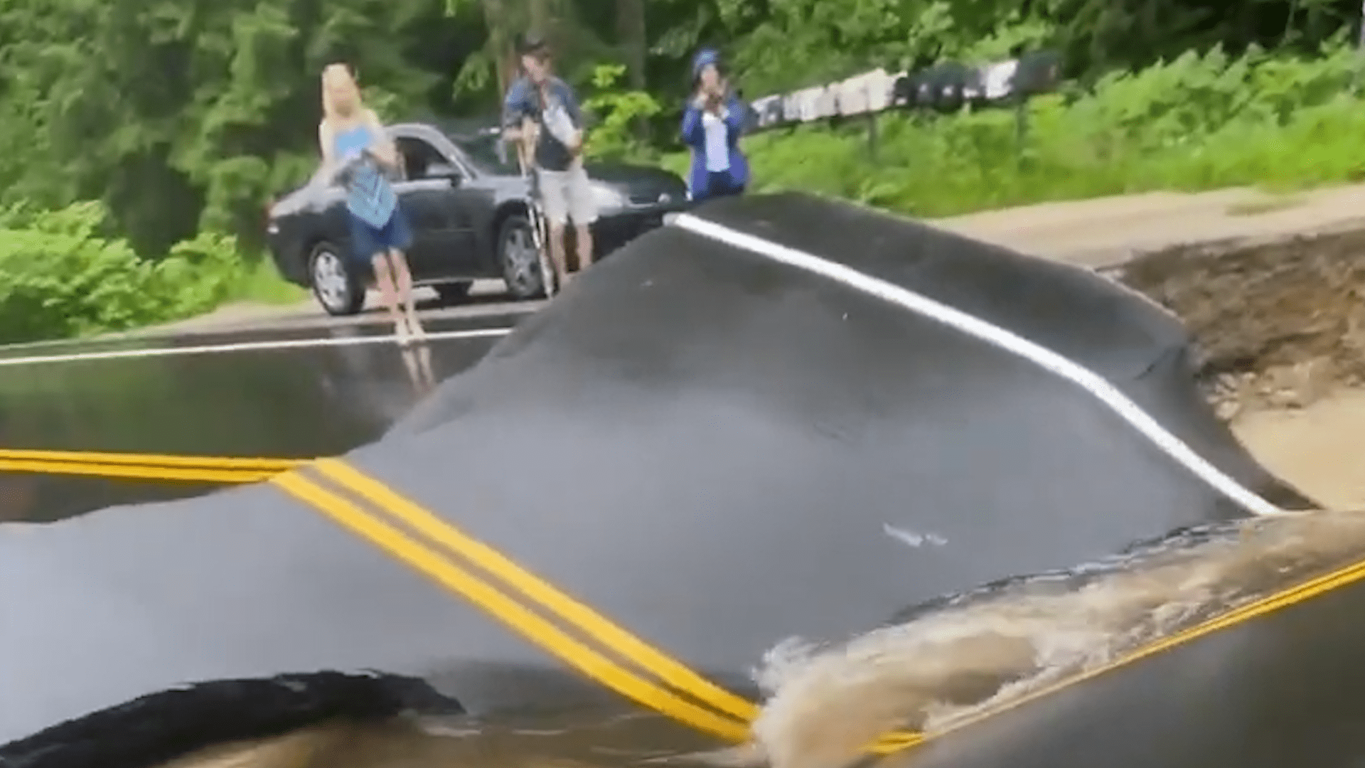 Watch Road Collapses In New Hampshire Videos from The Weather Channel