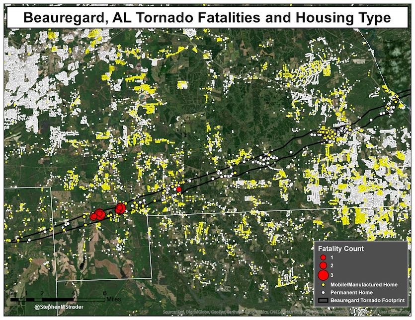 Improperly Anchored Mobile Homes Involved in 19 of 23 Deaths in Alabama