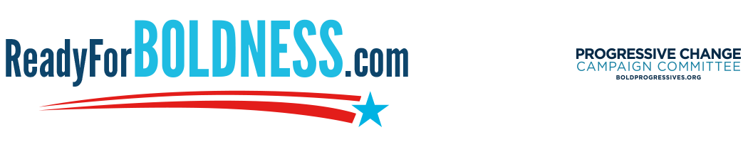 Join 5,000 political leaders calling for "big, bold, economic populist