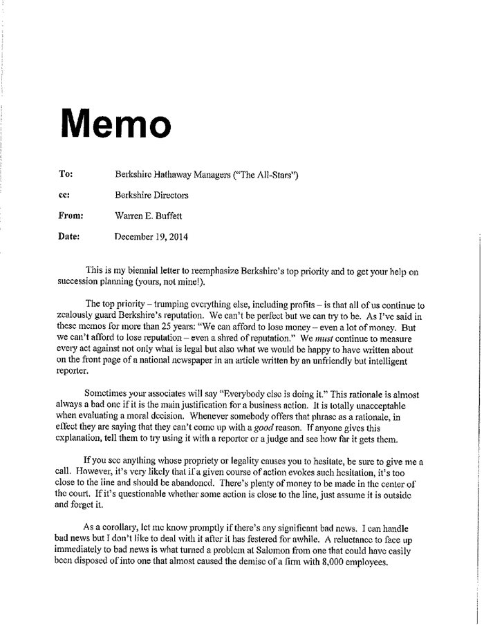 memo définition What is