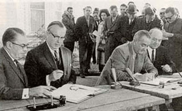 Canada United States relations from 19451982 timeline Timetoast