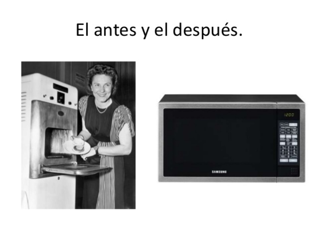 Evolución de los Microondas timeline Timetoast timelines