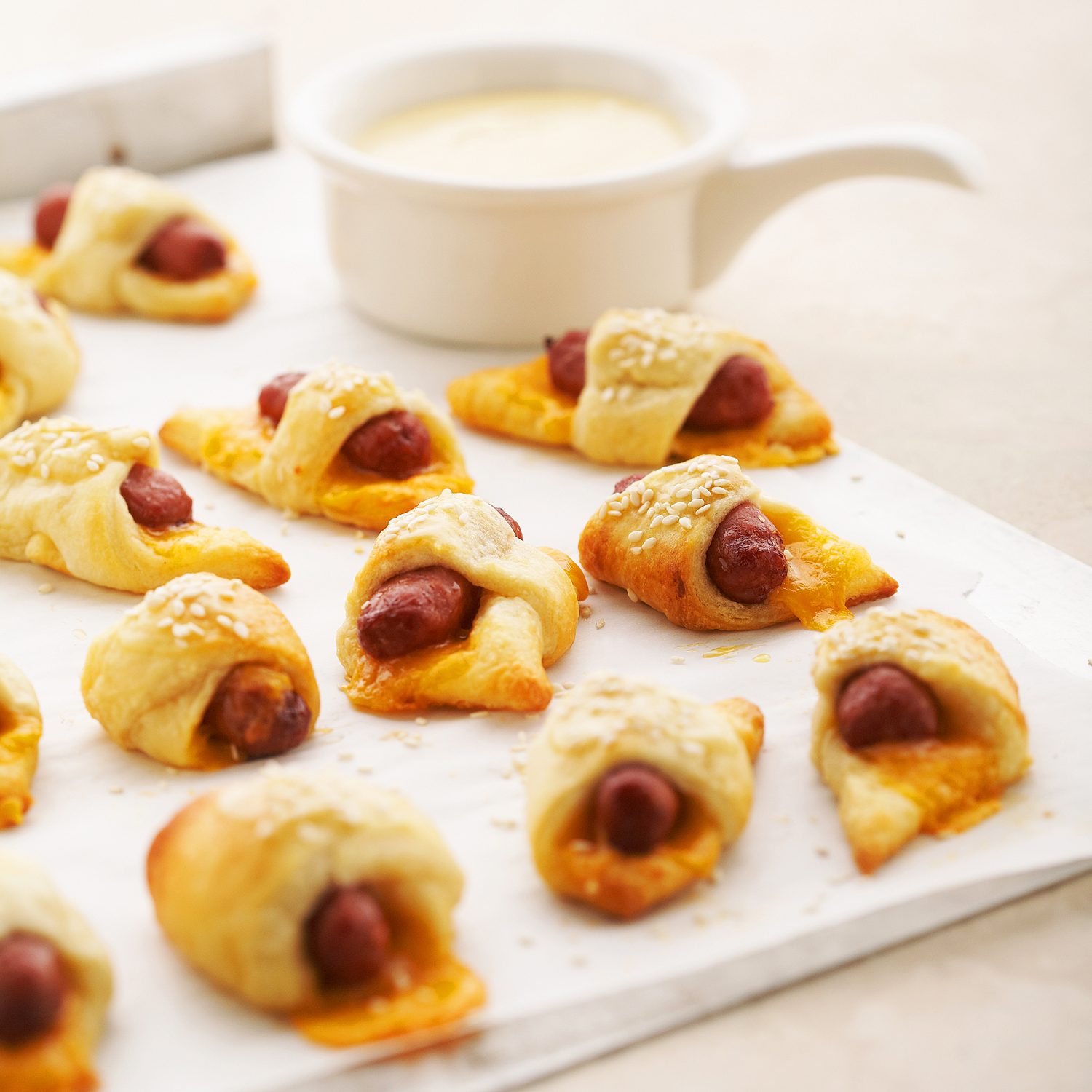 Pigs in a Cheese Blanket Sandra Lee