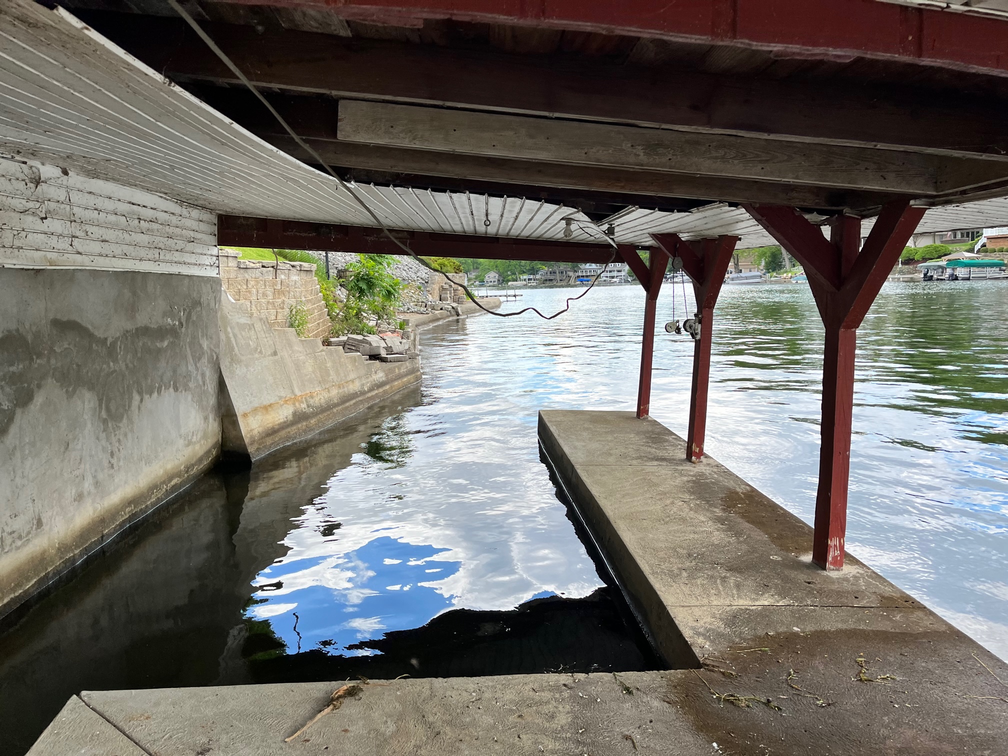 Sylvan Lake Lake Front Boat House Dock Slip & More! Scheerer