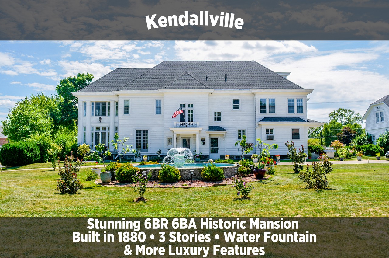 Stunning 6 Bedroom 6 Bathroom Historic Mansion in Kendallville