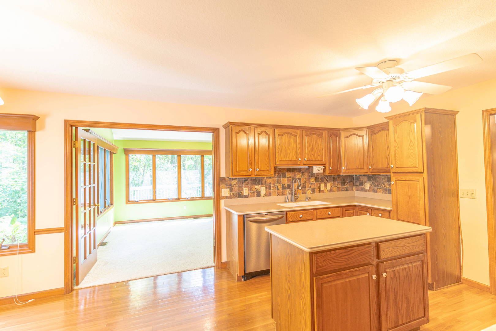 Grabill, Indiana Ranch Home with 3.68 +/ Acres and Pond Scheerer