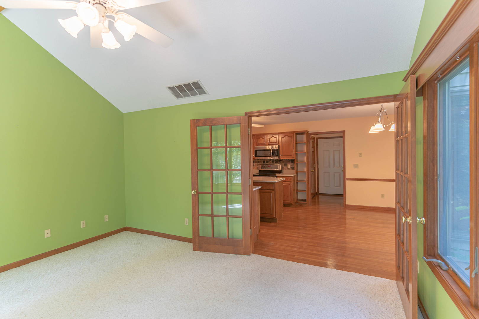 Grabill, Indiana Ranch Home with 3.68 +/ Acres and Pond Scheerer