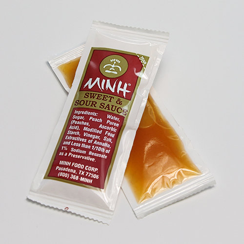 MINH® .4 oz Sweet & Sour Individual Sauce Packets Schwan's Food Service