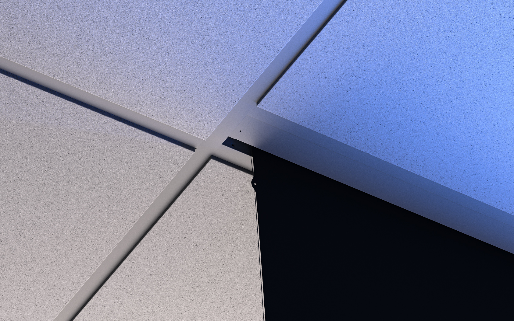 Solo Suspended Ceiling Brackets Screen Innovations
