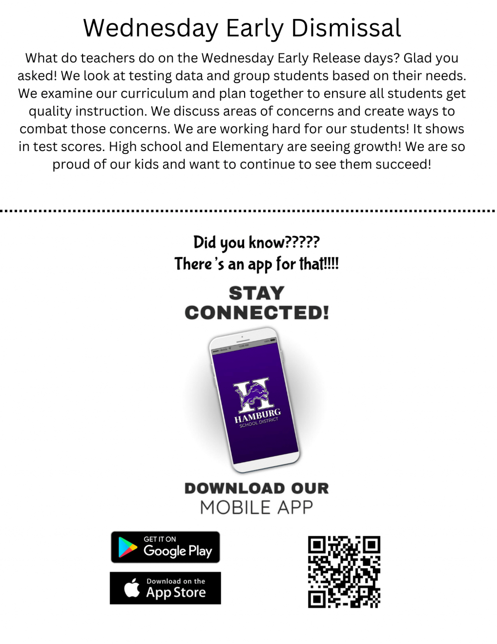 Hamburg School District District News