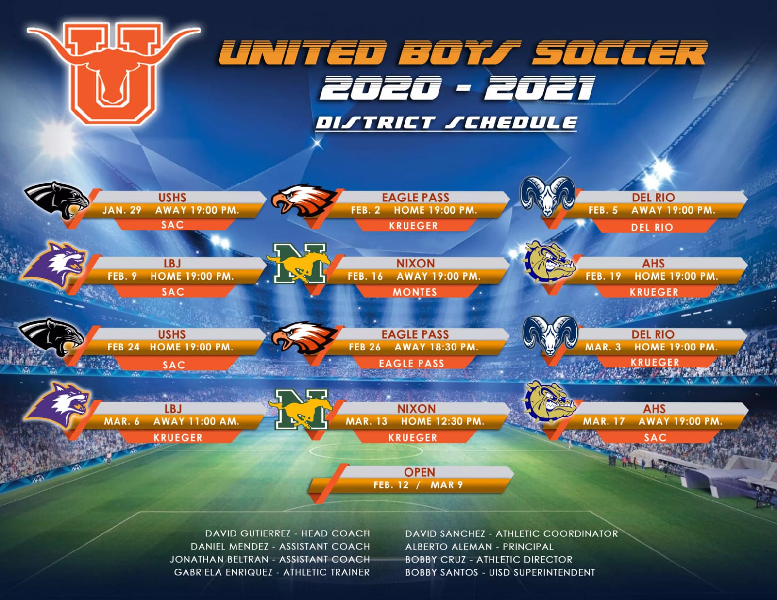 Uisd Calendar 2023 United High School Athletics