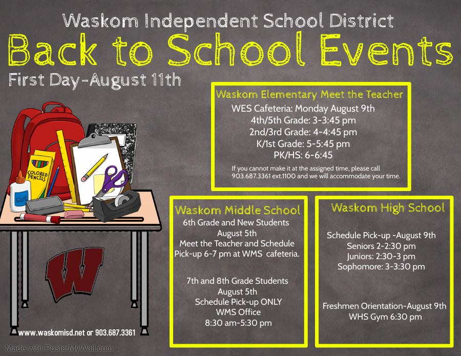 Waskom Independent School District Home