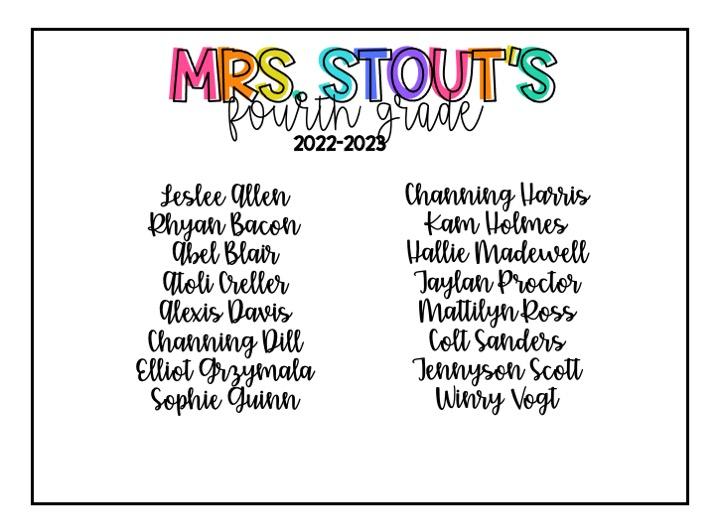 Oktaha Public Schools Class List