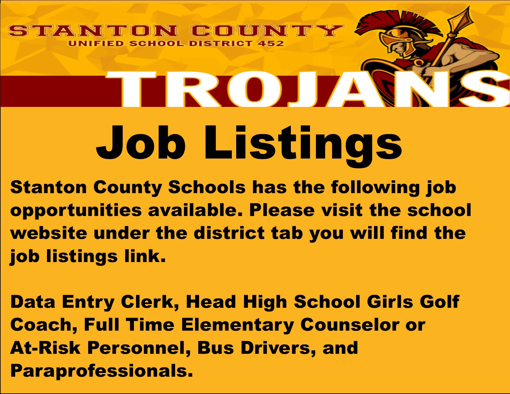 Stanton County USD 452 Home