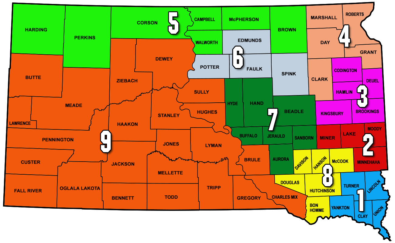 South Dakota School District Map SD Corn Growers Association South Dakota Corn