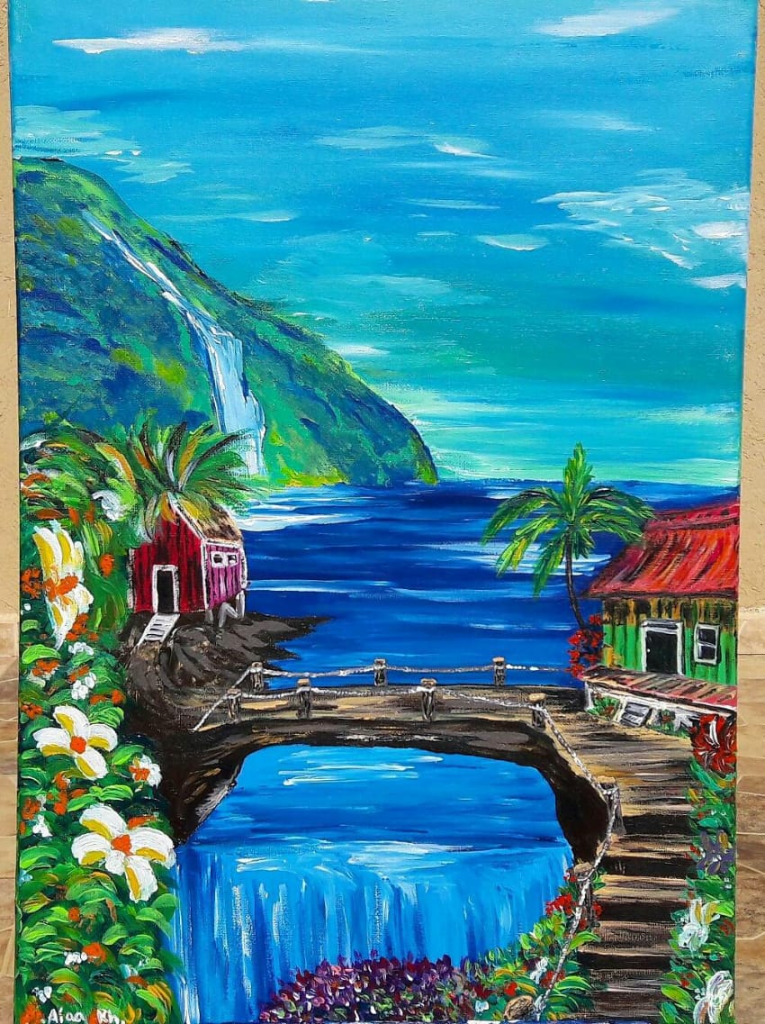 Acrylic Landscape Painting / Free Painting Tutorials How To Paint Water