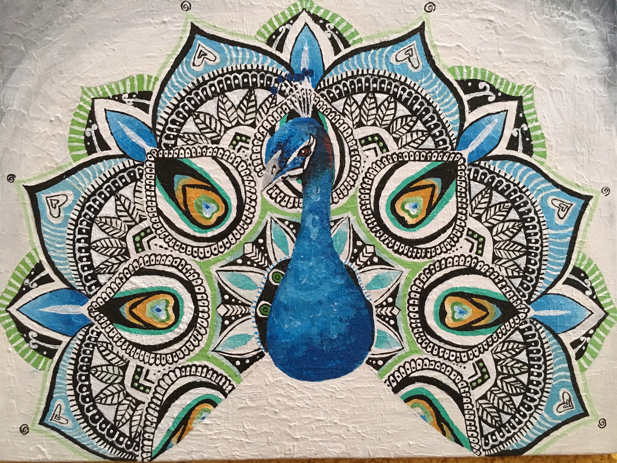 Simple Doodle Art With Colors