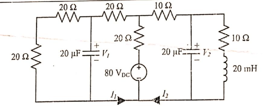[Solved] Using the circuit above, calculate a. V1 and V2 b. I1 and I2