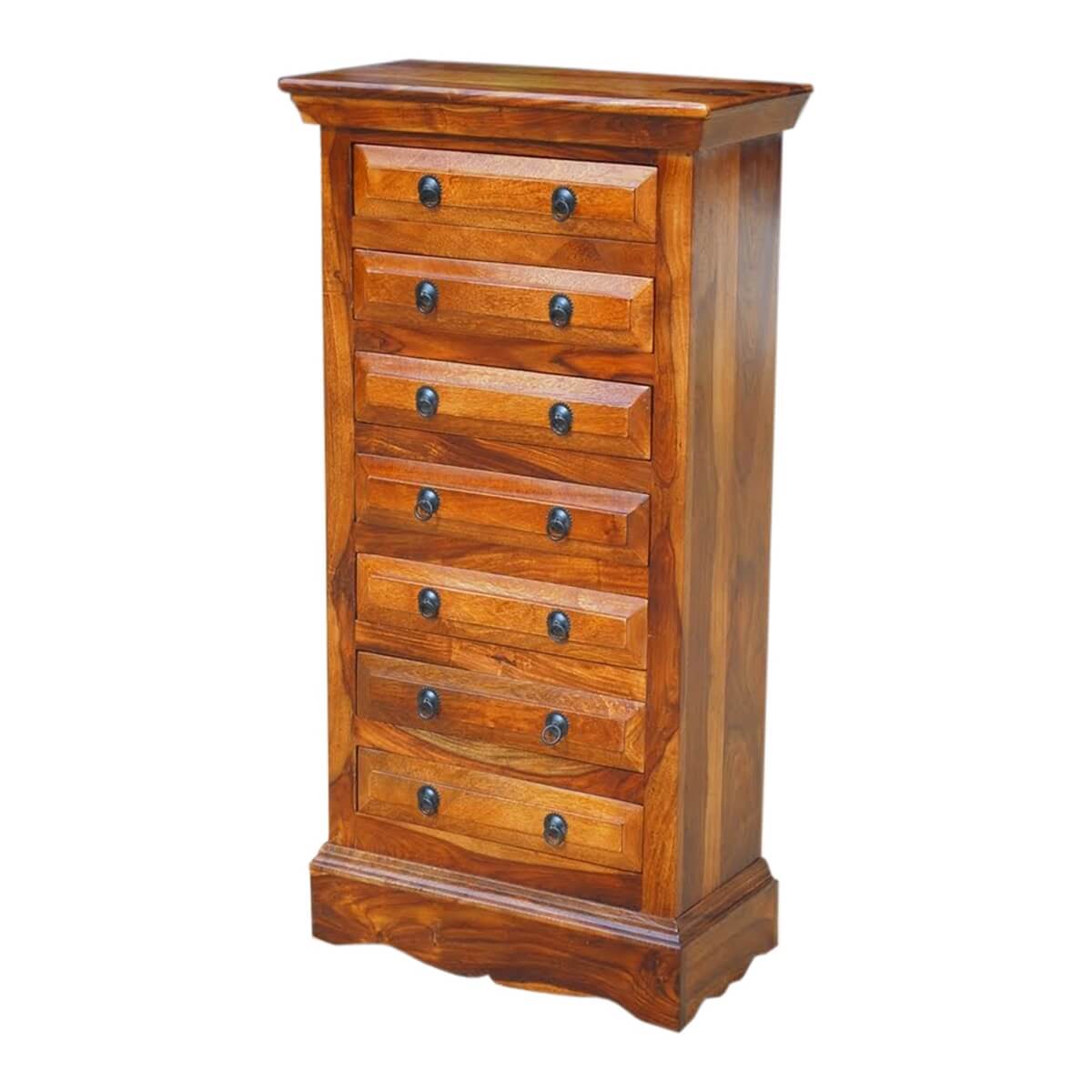 Lexington Handmade Solid Wood 7 Drawers Tall Dresser