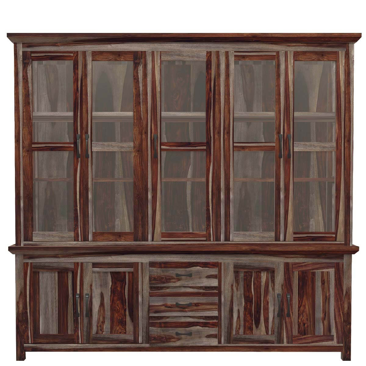 Dallas Ranch Solid Wood China Dining Room Hutch