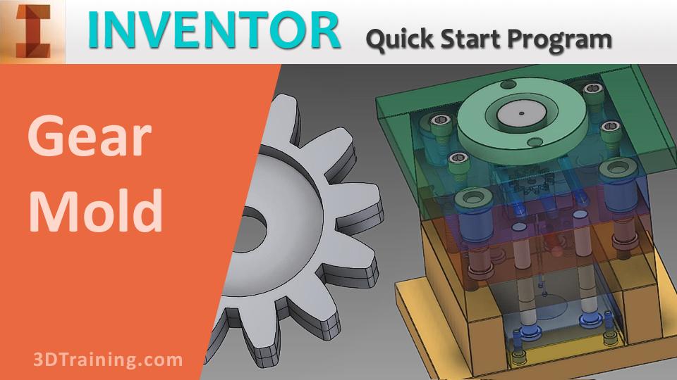 Plastic Gear & Mold Design using Autodesk Inventor 3DTraining