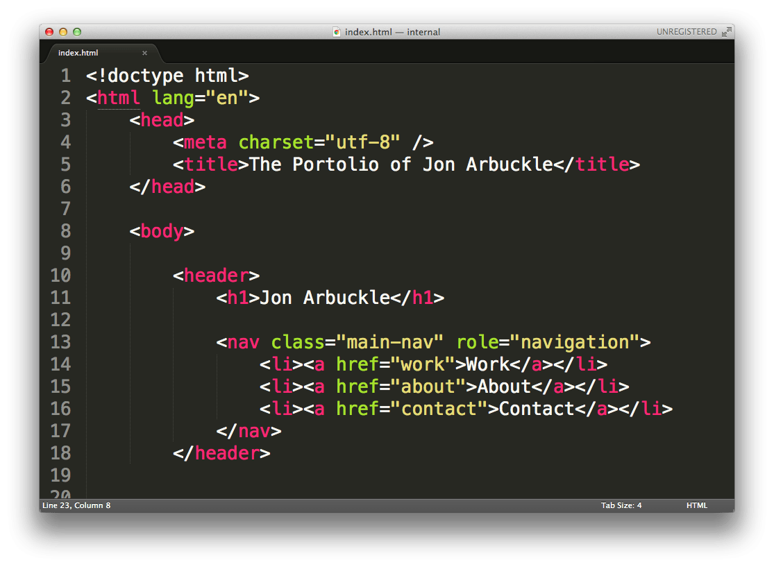 Introduction to HTML Build a Portfolio Website Jenn