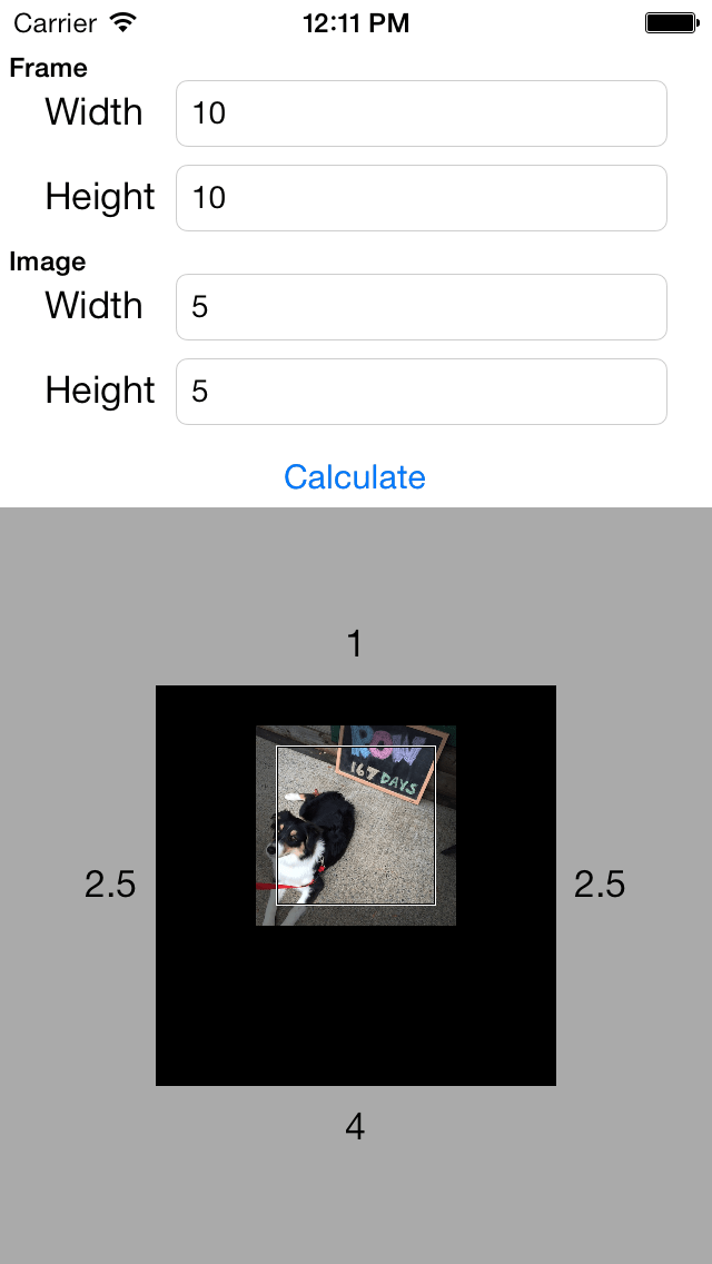 Mat Border Calculator App Skillshare Student Project