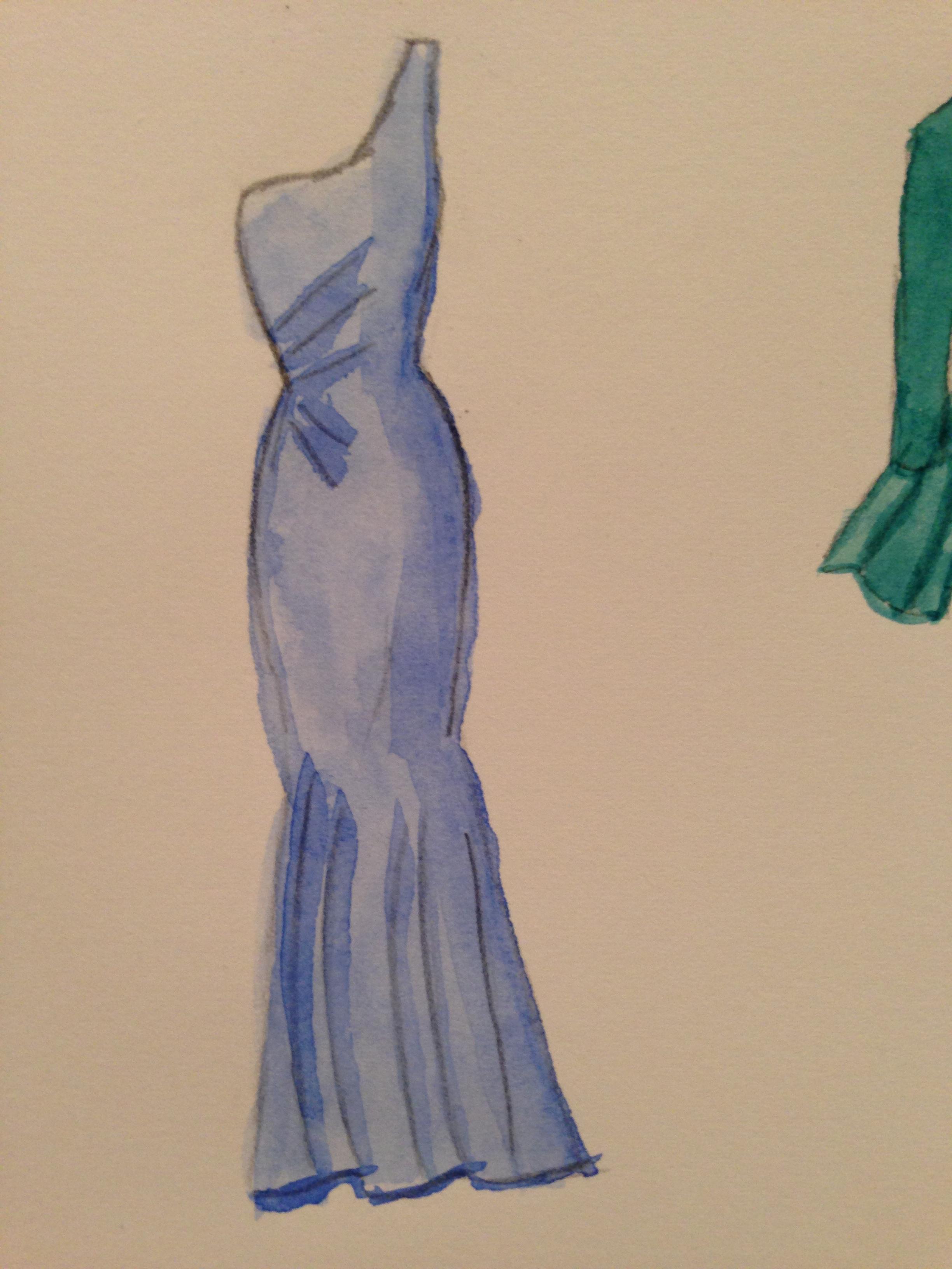WATERCOLOR Dresses that Inspire Skillshare Student Project