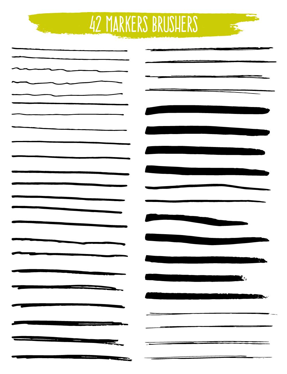 Hand drawn Vector brushes for Adobe Illustrator Skillshare Student
