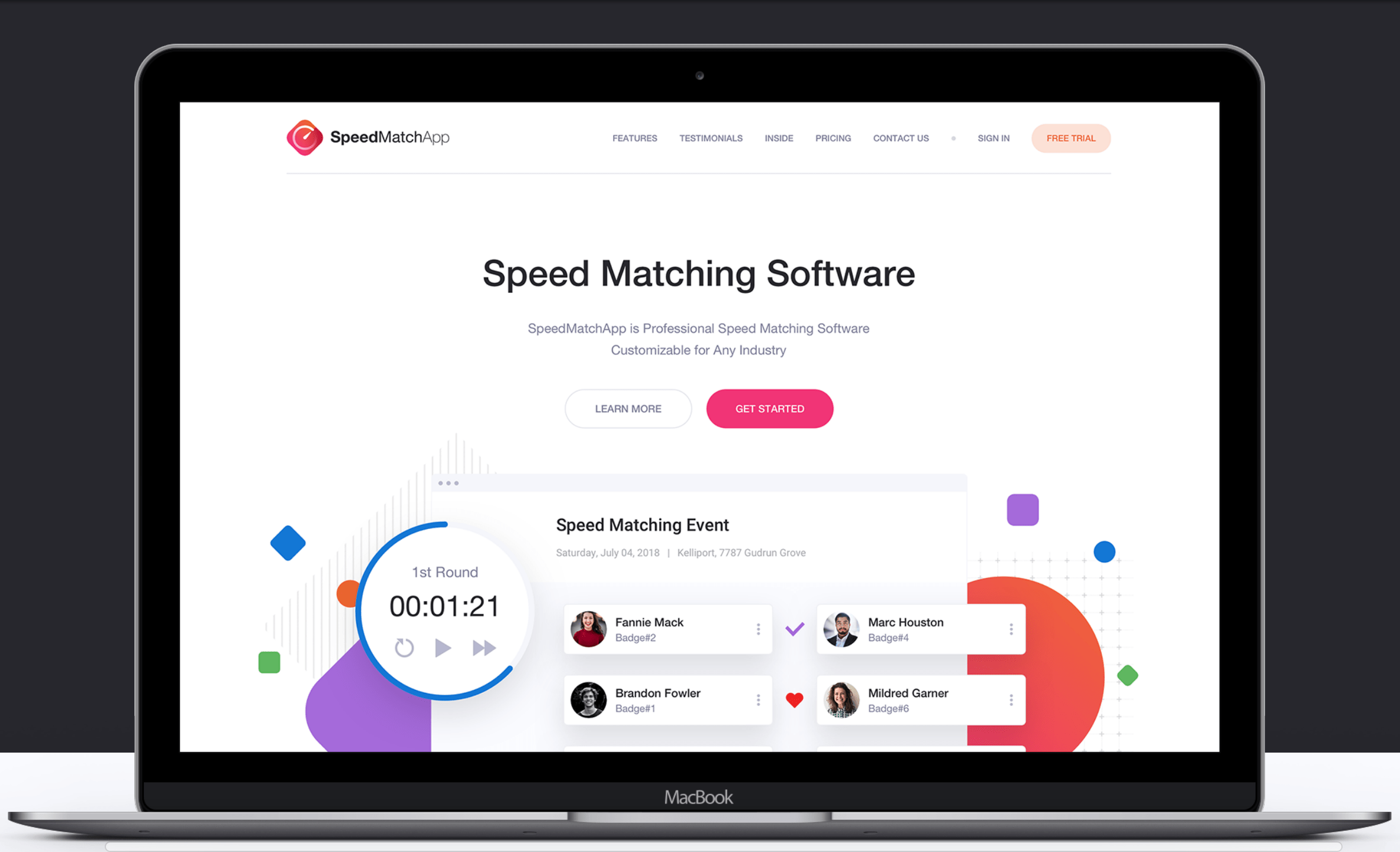 Introducing New Speed Dating and Networking Matchmaking Software