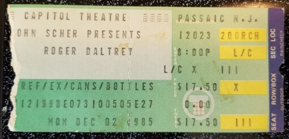 Roger Daltrey Tommy 2023 Set List Roger Daltrey Concert & Tour History (Updated For 2022) | Concert Archives