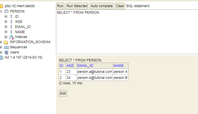 Integrating H2 Database with Spring Boot
