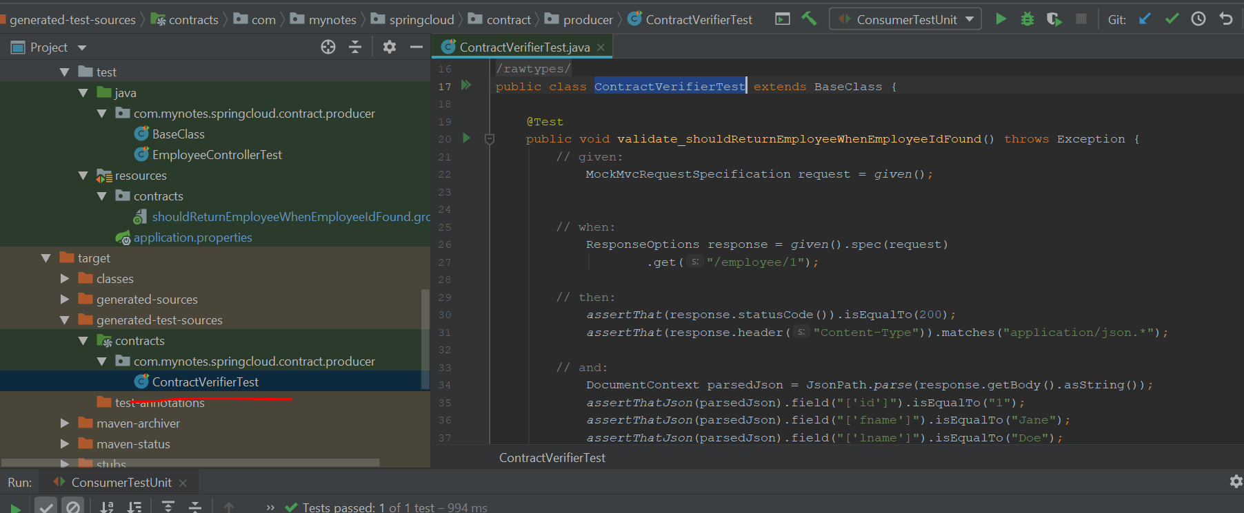 Spring Cloud Contract