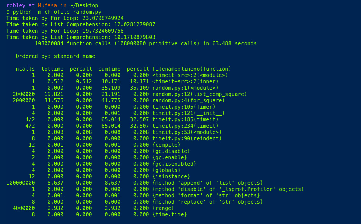Python Performance Optimization