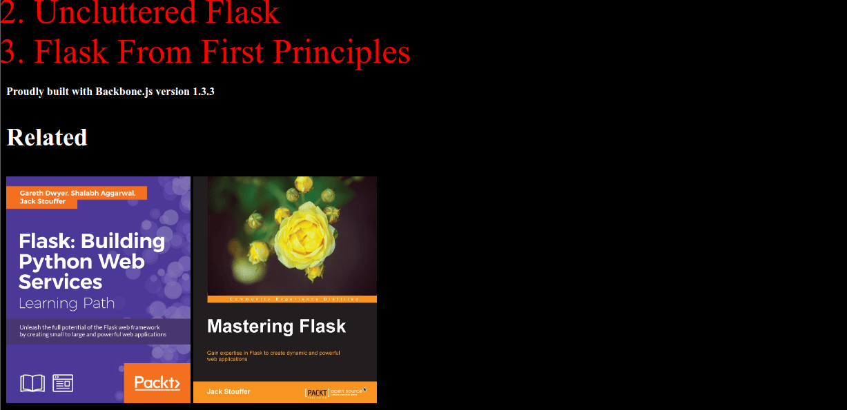 Serving Static Files with Flask