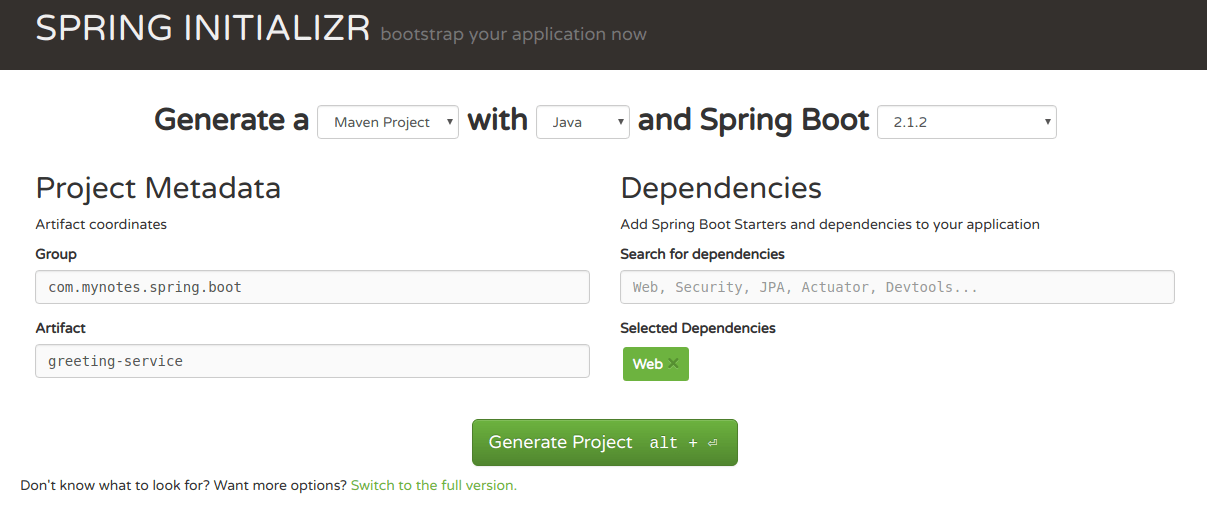 Spring Boot Configuring Properties