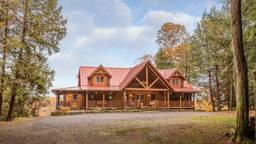 Waterfront Log Homes
