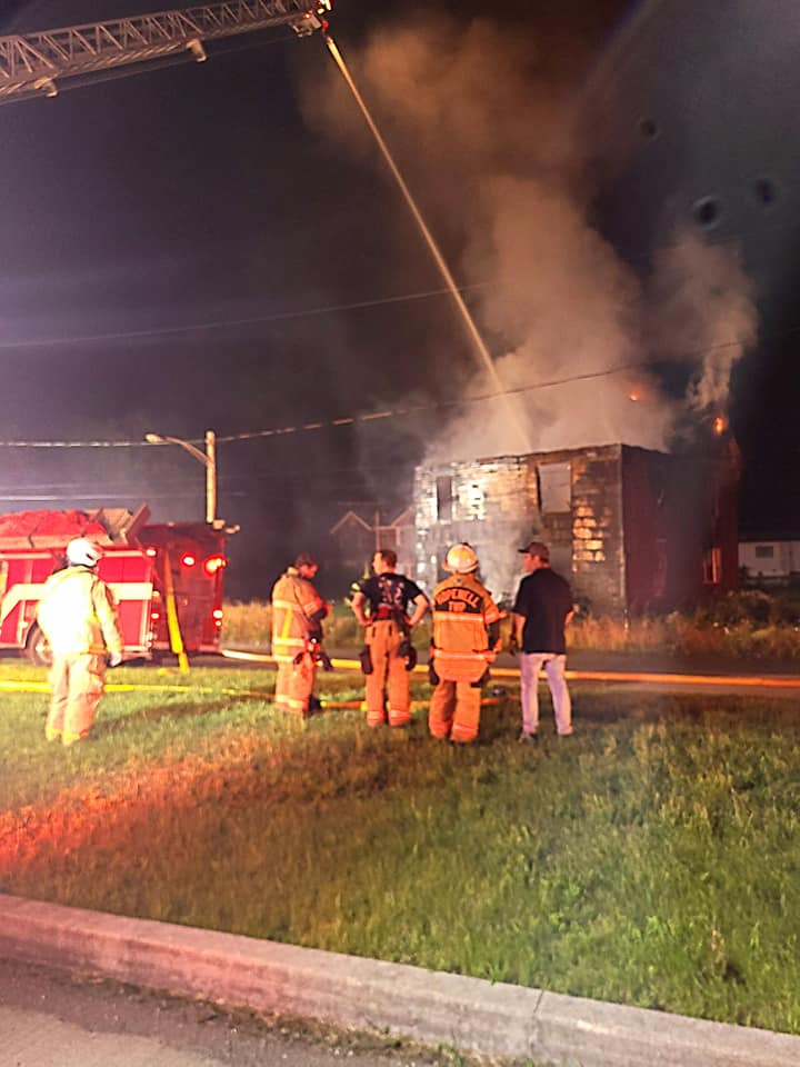 Vacant House Catches Fire in West Aliquippa Wednesday Night Beaver