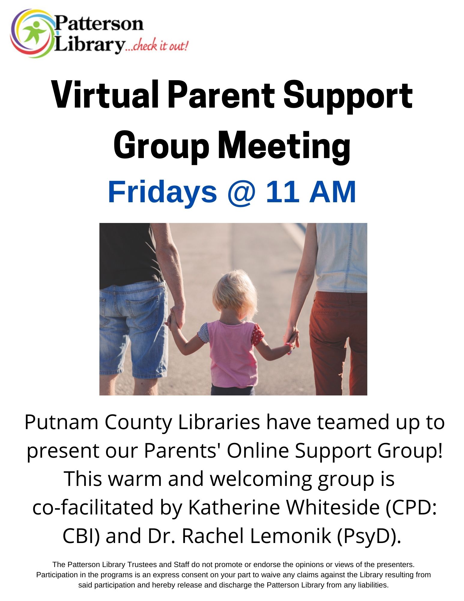Virtual Parent Support Group Meeting Demco Software