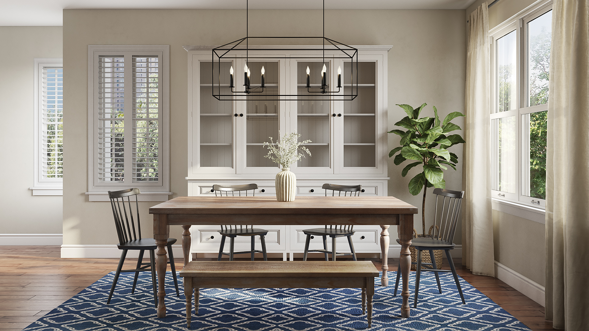 Farmhouse, Transitional room Design by Havenly Interior Designer Christine