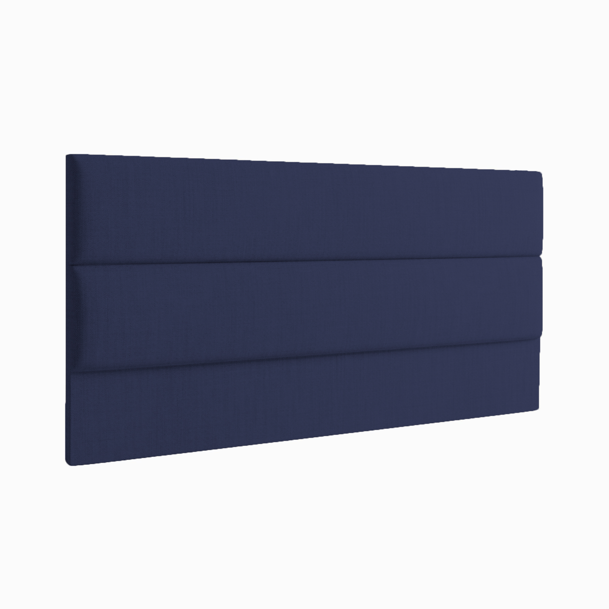 Low Panel Tufted Wall Mounted Headboard King, Performance Velvet, Ink