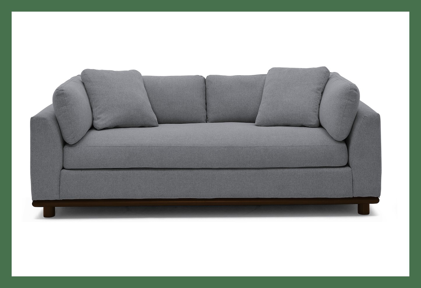 Gray Miller Mid Century Modern Sleeper Sofa Essence Ash Mocha Joybird Havenly