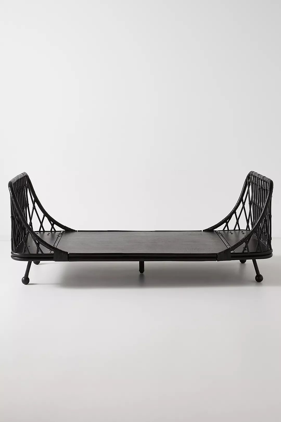 Pari Rattan Daybed By Anthropologie in Black Anthropologie Havenly