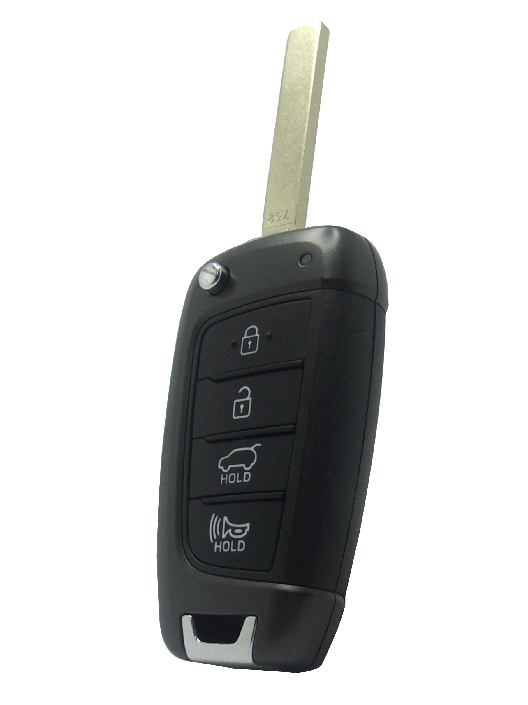 Keyless Entry and Flip Key 4 Button with Hatch for 2019 Hyundai Kona