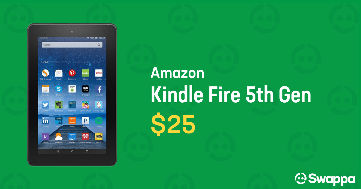 Amazon Kindle Fire 5th Gen Amazon, Black, 8GB LROM28059 Swappa