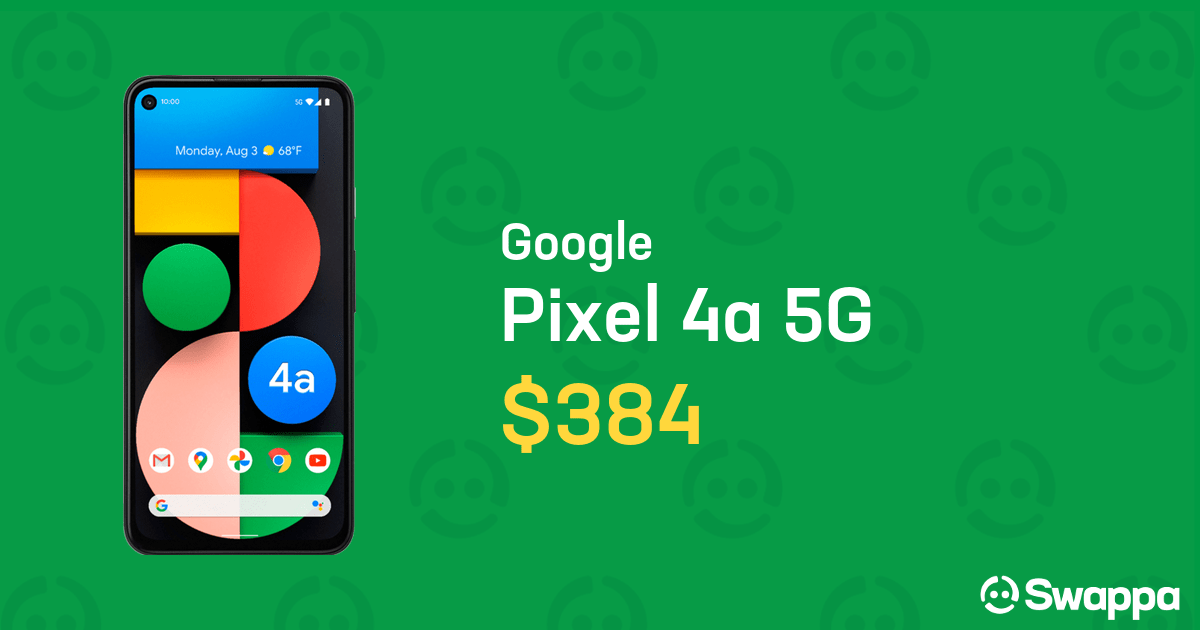 Google Pixel 4a 5G (Unlocked) [G025E] Black. 128 GB. 6 GB LVEM74409 Swappa