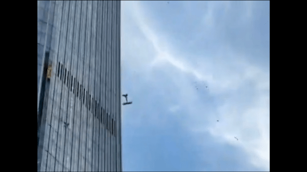 Small plane crashes into Beijing’s tallest skyscraper