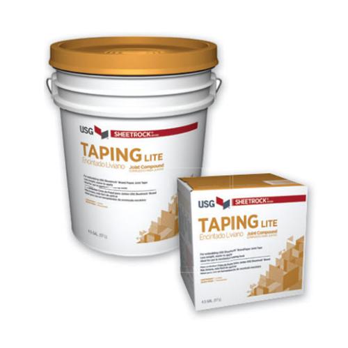 USG Sheetrock Brand Taping Lite Joint Compound 4.5 Gallon Boxes at