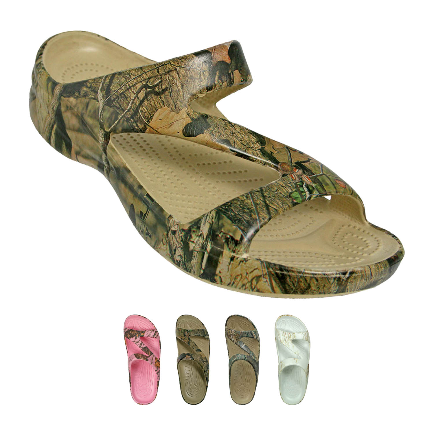Dawgs Women's Mossy Oak Z Sandals Tanga